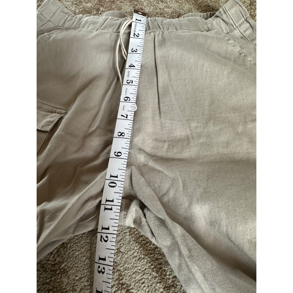 VIP Cargo Jogger Pants Size 13 Beige Lightweight Utility Streetwear Comfy - Picture 3 of 7